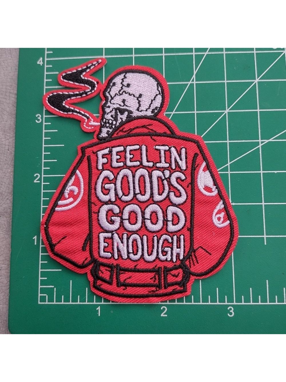 2/$10 Feelin Good's Good Enough Punk Patch